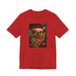 Festive Dog Pizza Tee - Unisex Short Sleeve T-Shirt, Funny Holiday Shirt, Pet Lover Gift, Christmas Apparel, Cute Animal Tee - Riff Raff Wear
