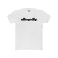 Casual Streetwear Tee - 'Allegedly' Unisex Cotton Crew - Riff Raff Wear