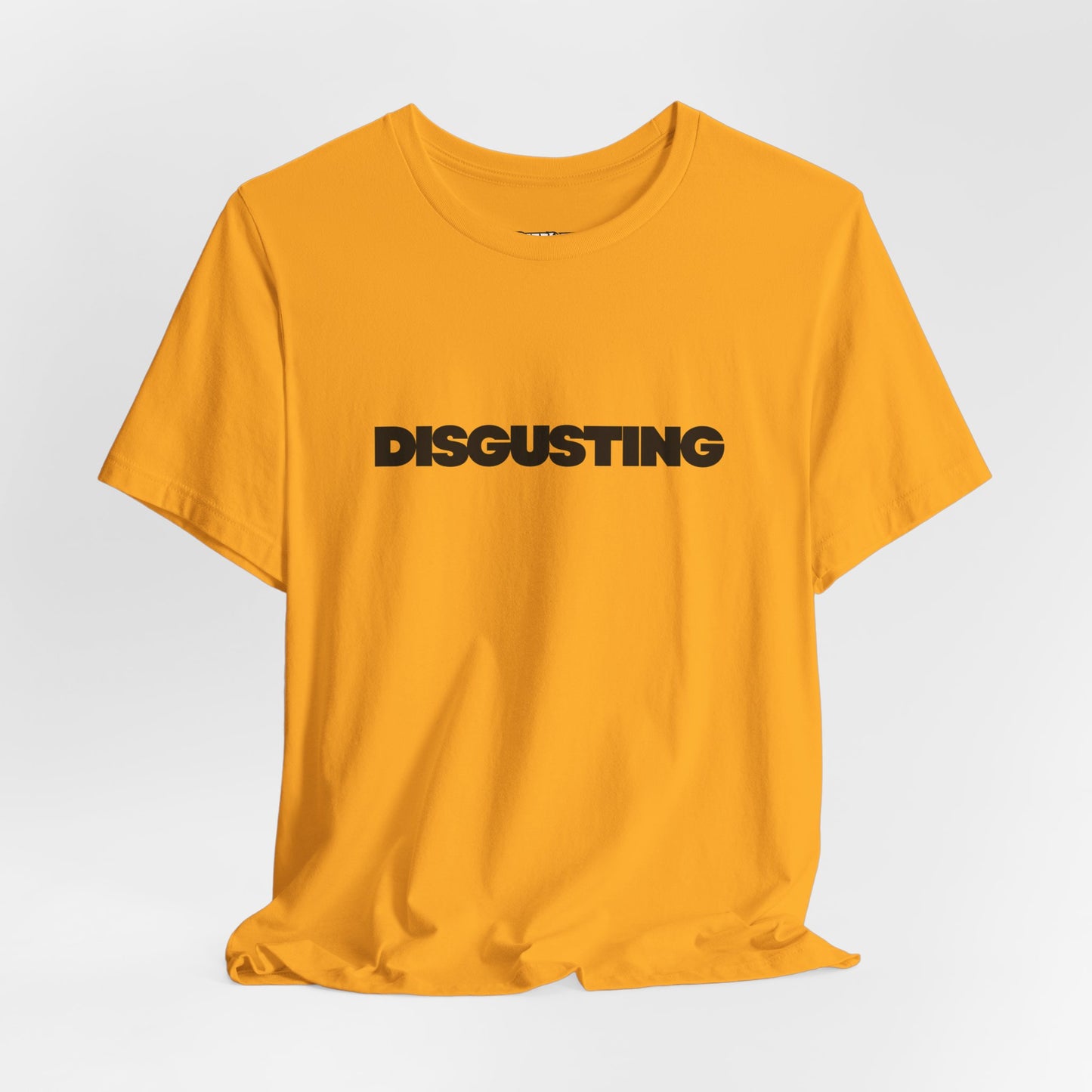 DISGUSTING Graphic Tee — Bold Text Statement T-Shirt
