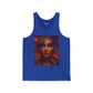 Colorful Artistic Unisex Jersey Tank - Vibrant Design for Creative Souls - Riff Raff Wear