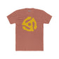 Retro Vinyl Record Unisex Cotton Crew Tee - Music Lover's Apparel - 45 Record Insert - Riff Raff Wear