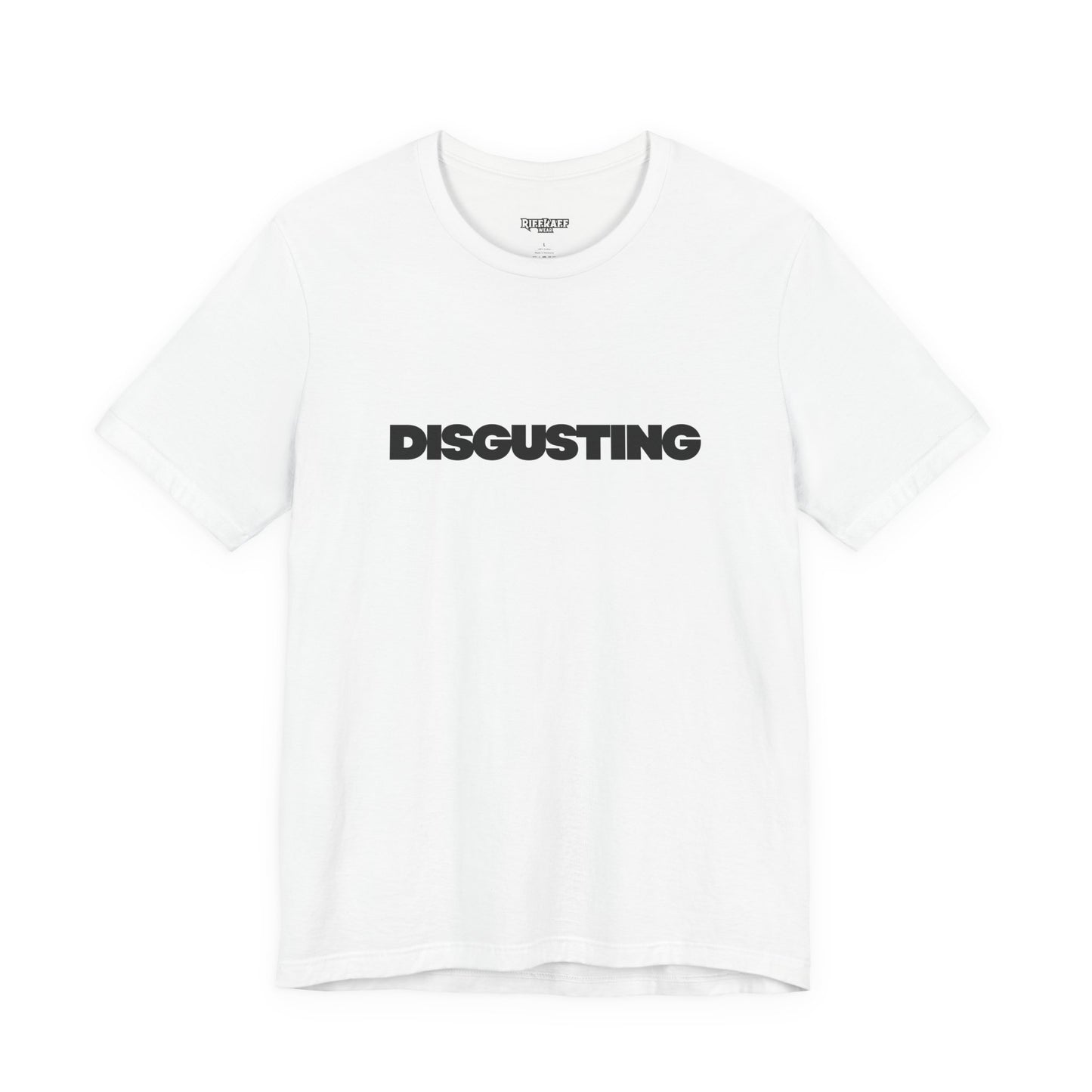 DISGUSTING Graphic Tee — Bold Text Statement T-Shirt