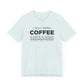 Dad Funny Coffee Unisex Jersey Short Sleeve Tee