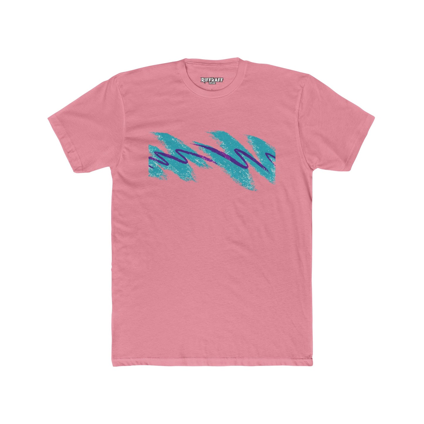 Retro Wave Unisex Cotton Crew Tee - Stylish Casual Shirt for All Occasions - Riff Raff Wear