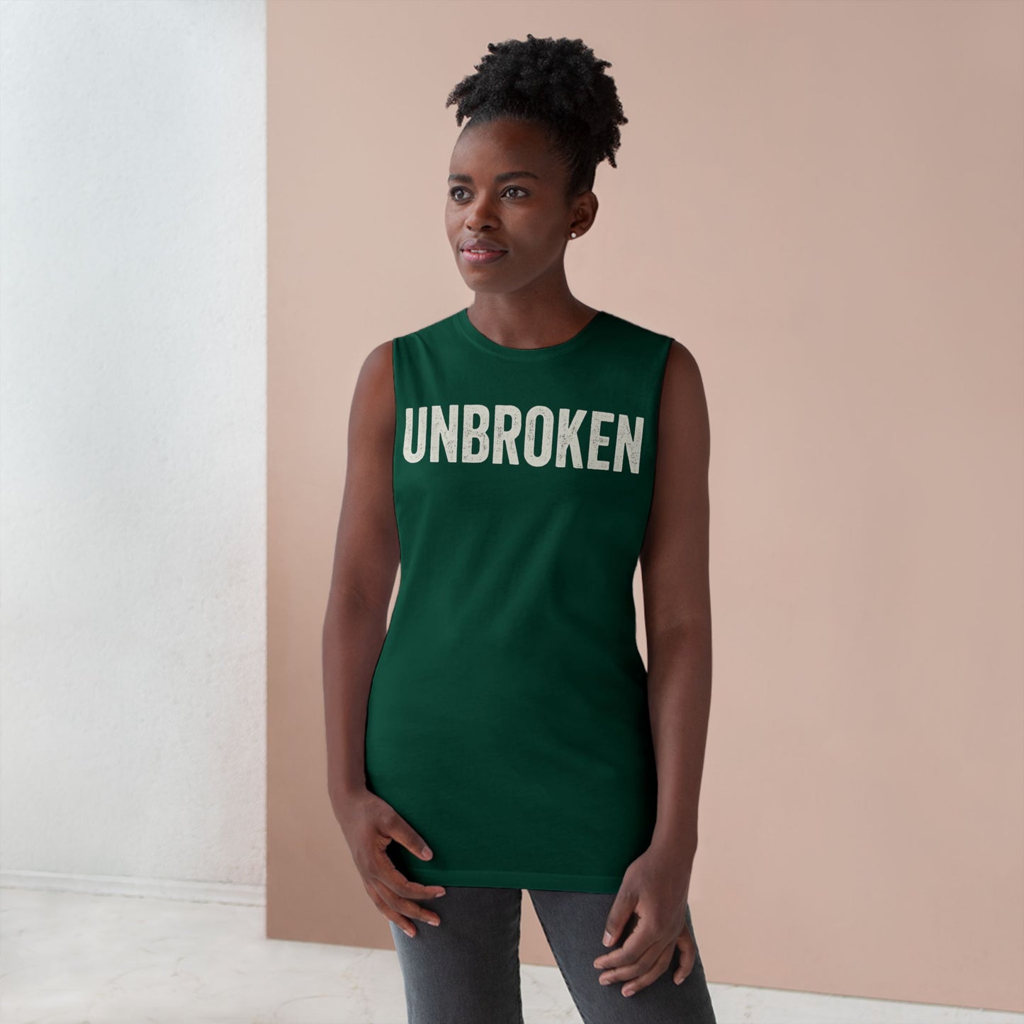 Unisex Unbroken Tank - Motivational Workout Apparel - Riff Raff Wear