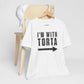 I’m With Torta Arrow Tee - Funny Family/Partner Mexican Food Shirt - Riff Rsff Wear