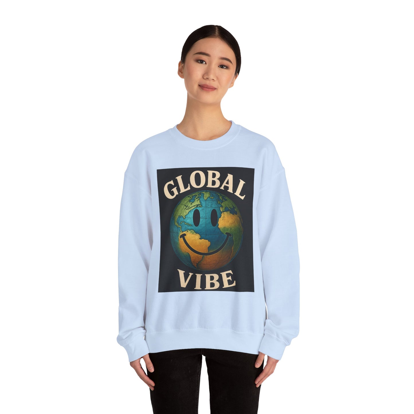 Global Vibe Crewneck Sweatshirt - Unisex Heavy Blend™ - Riff Raff Wear