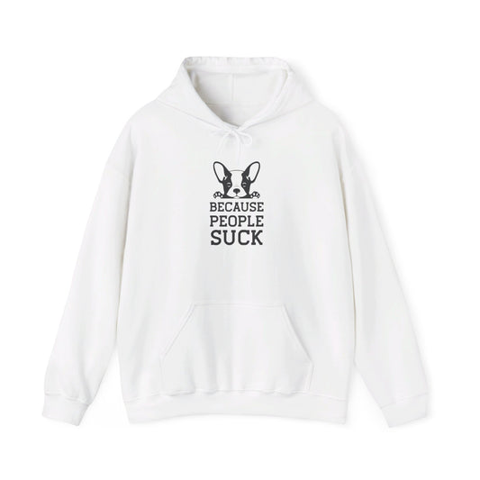 PetNique Because People Suck Unisex Heavy Blend™ Hooded Sweatshirt