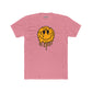 Drippy Smiley Face Tee - Unisex Cotton Crew Tee for Fun, Casual Wear, Trendy Outfit, Unique Gift, Festival Apparel, Streetwear - Riff Raff Wear