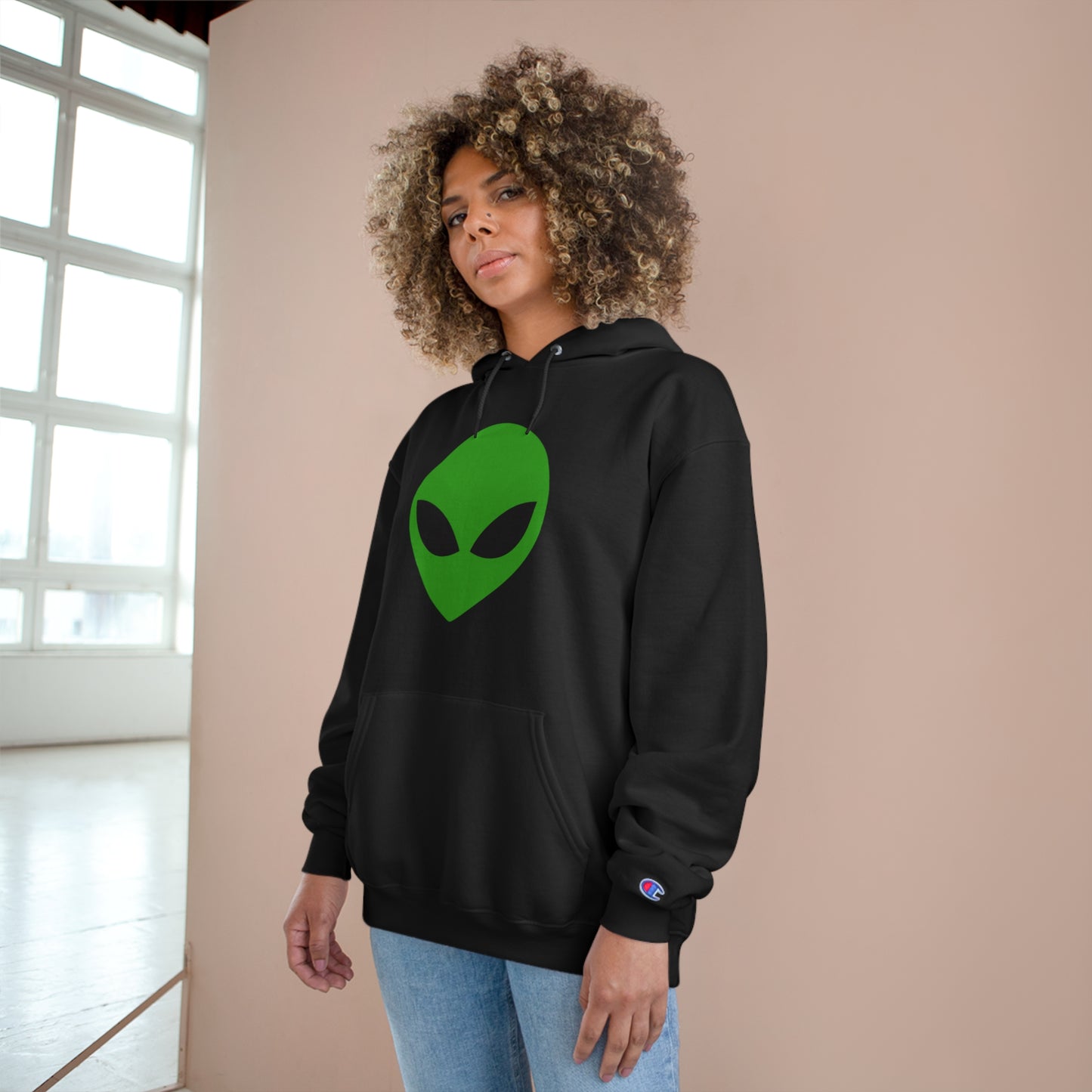 Riff Raff Wear Alien Head Champion Hoodie