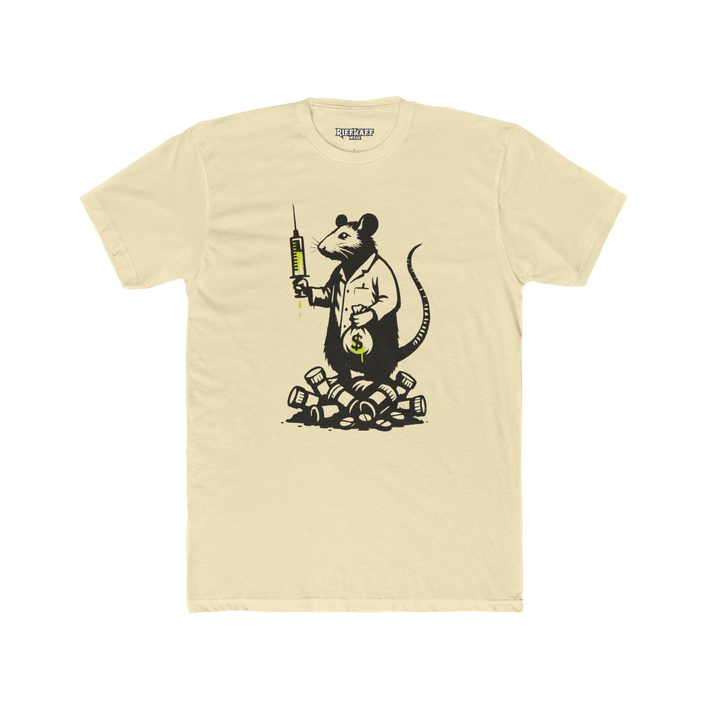 Rat Doctor Unisex Cotton Crew Tee - Statment T-Shirt - Riff Raff Wear