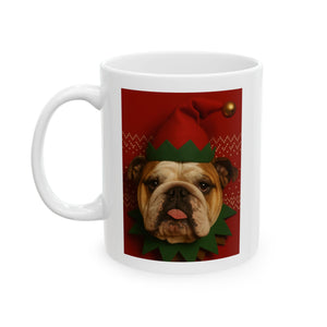 Festive Ceramic Mug - Perfect for Holiday Cheer, Gift for Coffee Lovers, Christmas Mug, Tea Lovers, Seasonal Drinkware - Riff Raff Wear