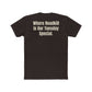 The Screaming Possum Unisex Cotton Crew Tee - Fun & Retro Graphic Shirt - Riff Raff Underground