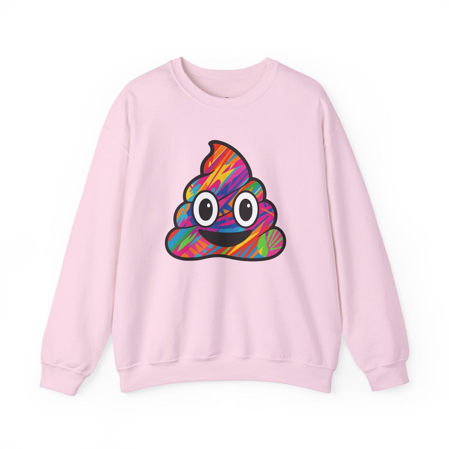 Colorful Emoji Crewneck Sweatshirt - Fun Unisex Design - Riff Raff Wear