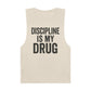 Discipline Is My Drug Unisex Tank Top - Motivational Fitness Apparel - Riff Raff Wear