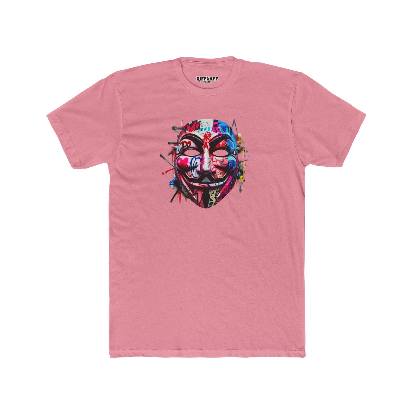 Streetwear T-Shirt - Graffiti Mask - Riff Raff Wear