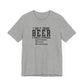 Dad Funny Beer Unisex Jersey Short Sleeve Tee