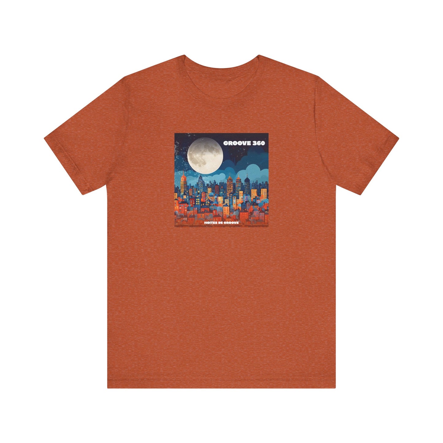 Groove 360 - Noites De Groove - Unisex Jersey Short Sleeve Tee