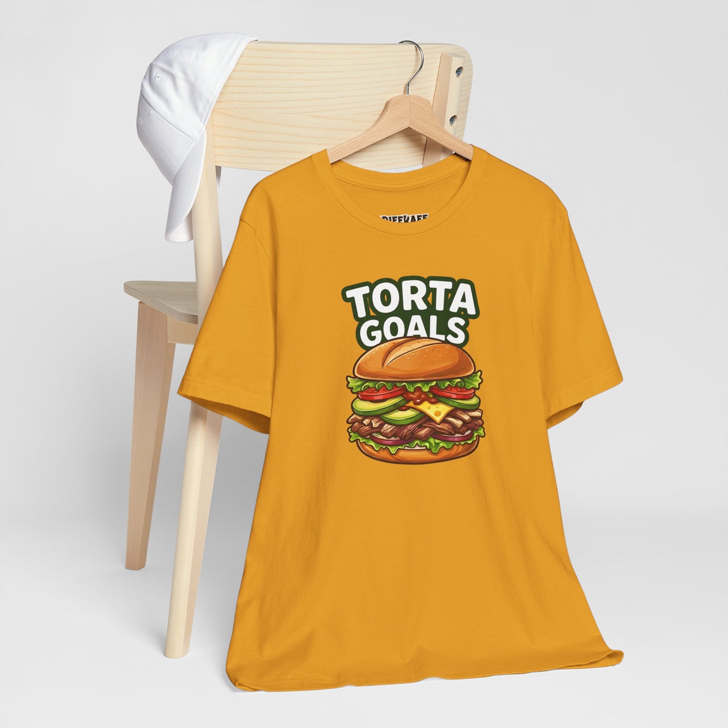 T-Shirt - "Torta Goals" Burger Graphic Tee - Riff Raff Wear