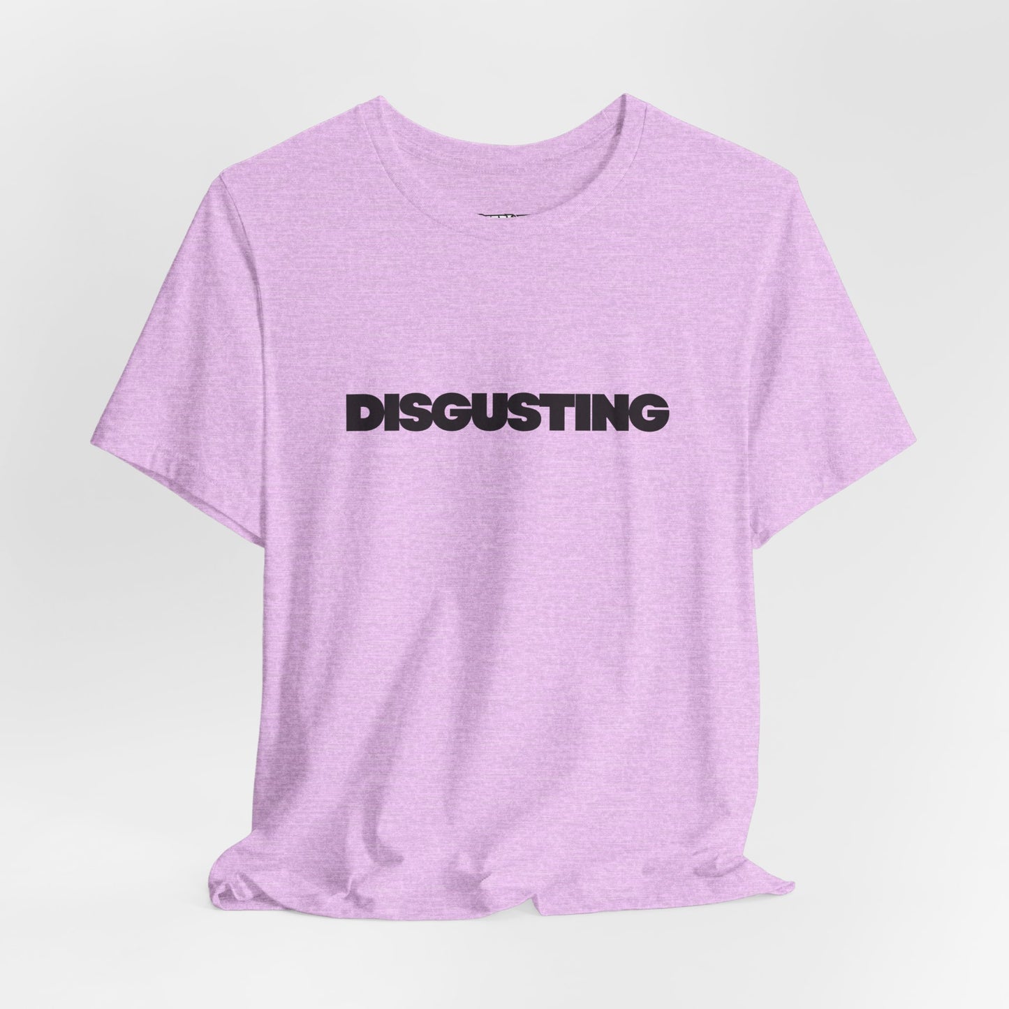 DISGUSTING Graphic Tee — Bold Text Statement T-Shirt