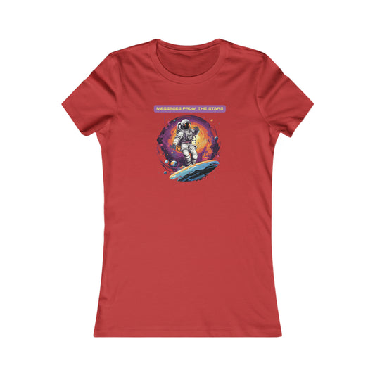 Riff Raff Wear Astronaut Messages From The Stars Women's Favorite Tee