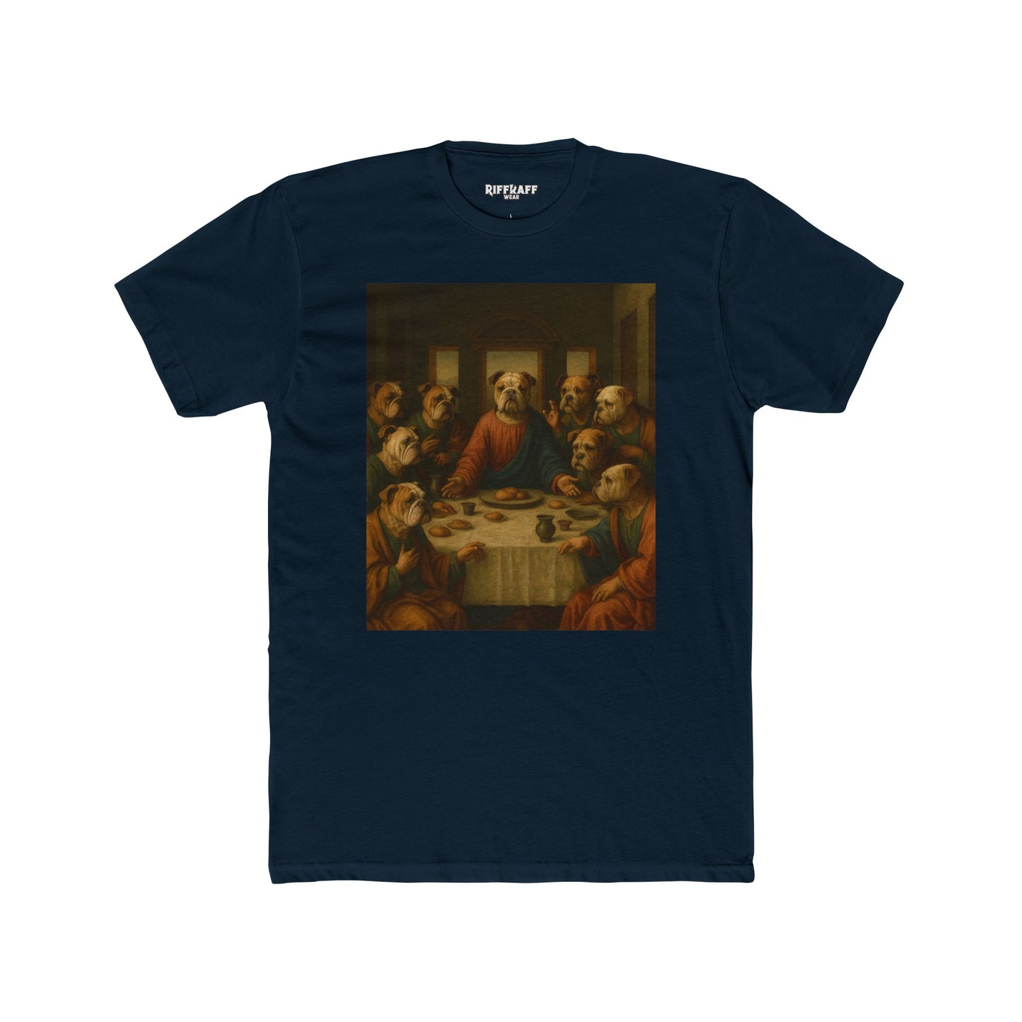The Last Supper Unisex Cotton Crew Tee - Artistic Heritage Shirt - Riff Raff Wear