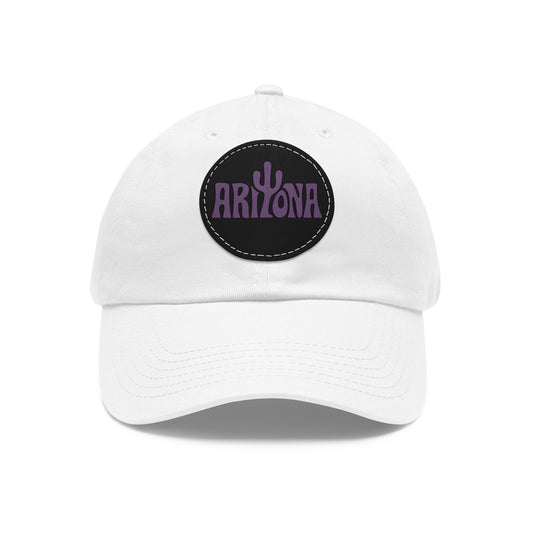 Arizona Dad Hat with Leather Patch - Casual & Stylish Cap