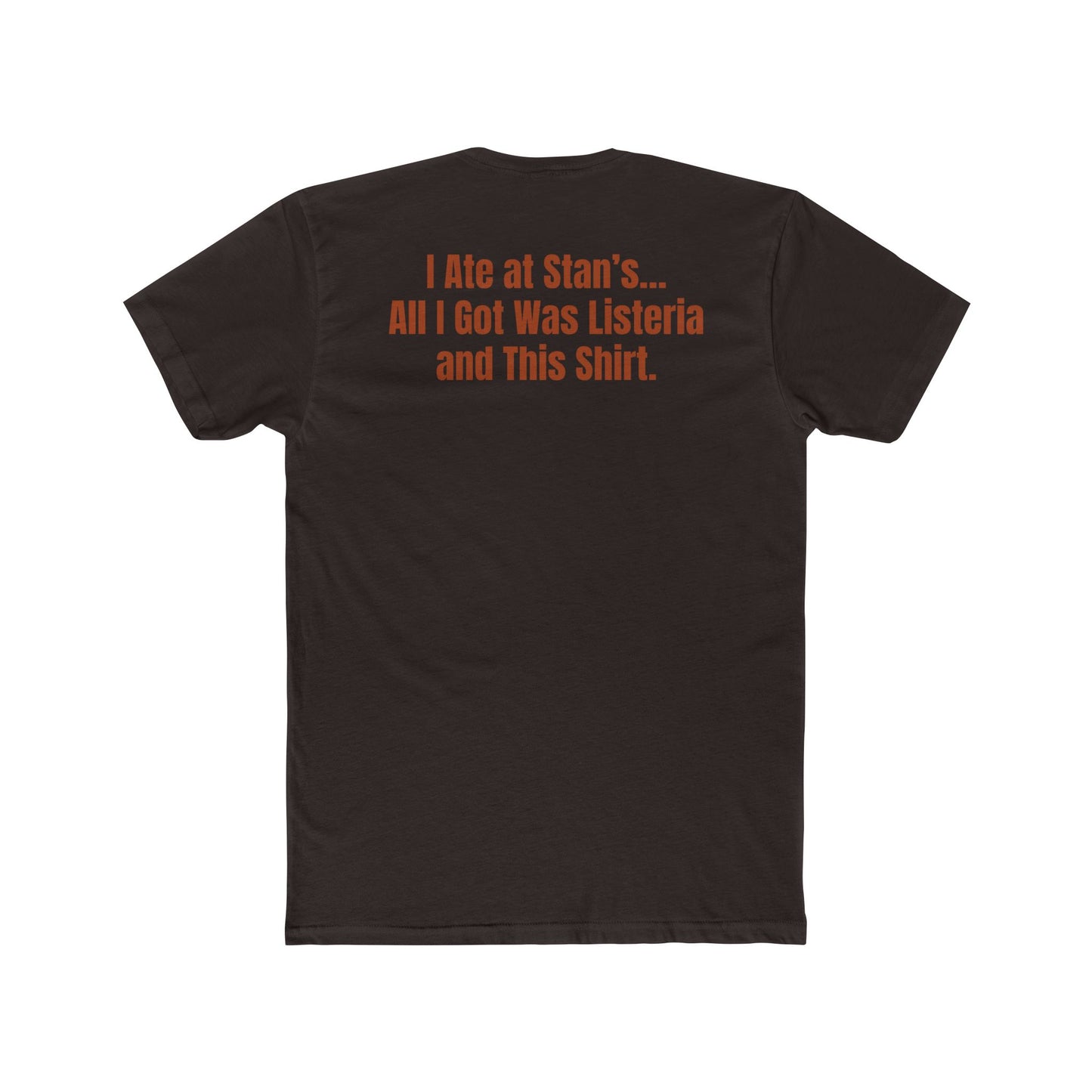Funny Unisex Cotton Crew Tee - Dirty Stan's Street Meats Graphic T-Shirt - Riff Raff Wear
