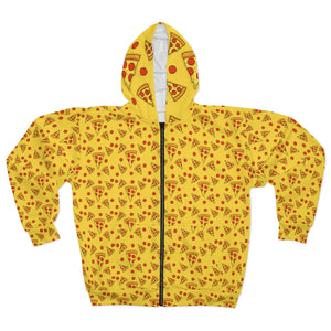 Riff Raff Wear Pizza Unisex Zip Hoodie (AOP)