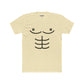 Funny Unisex Cotton Crew Tee - Cartoon Abs Design - Riff Raff Wear