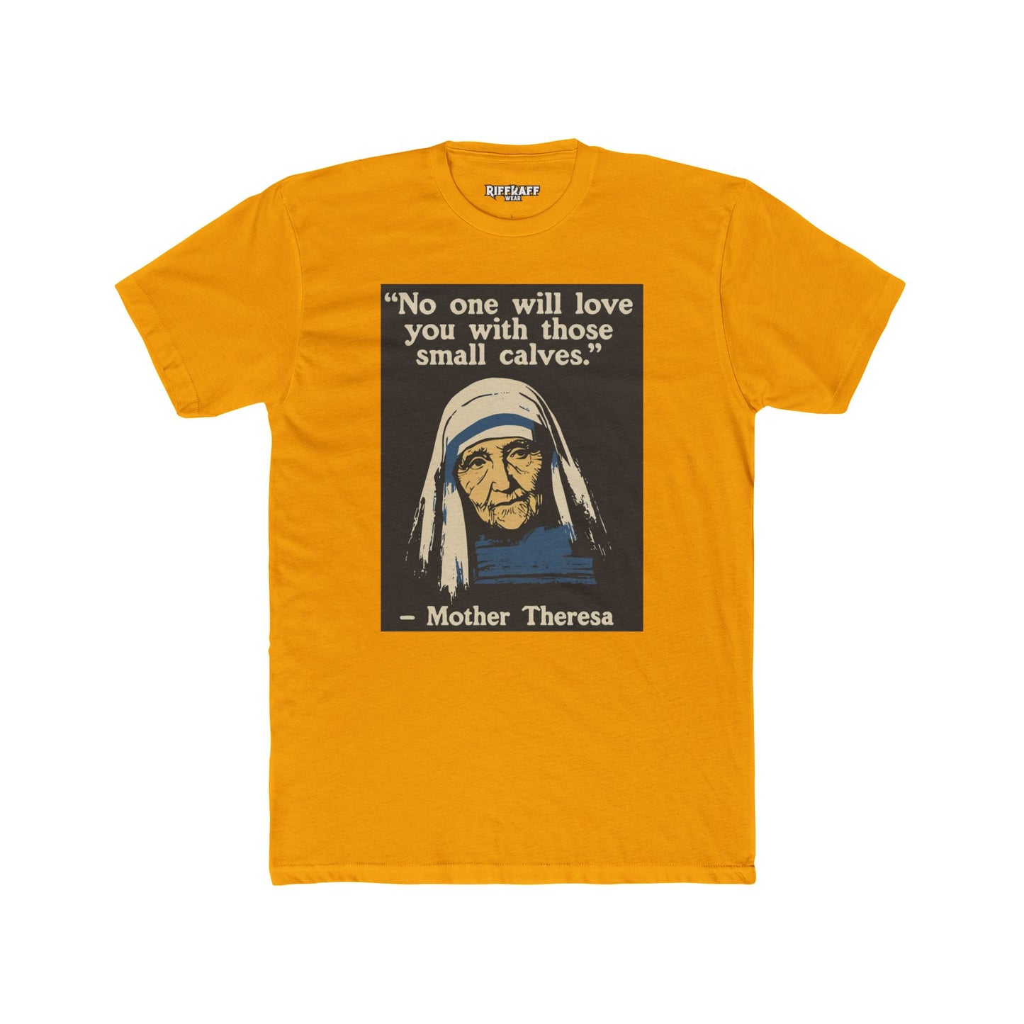 Inspirational Mother Teresa Quote Tee, Unisex Cotton Crew Tee, Funny Gift, Motivational Shirt GYM Shirt - Riff Raff Wear