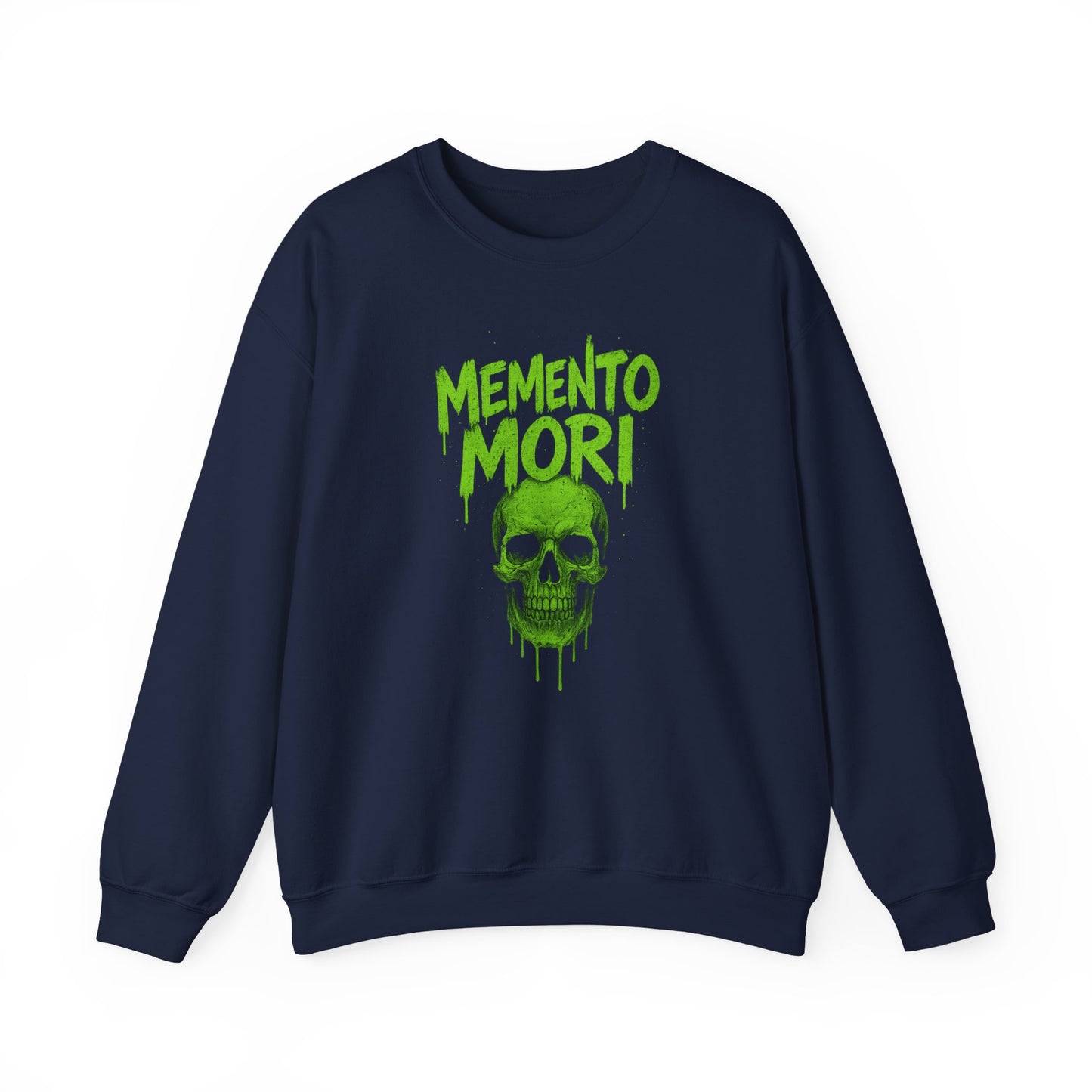 Memento Mori Sweatshirt, Goth Clothing, Dark Academia Style, Halloween Fashion, Grunge Streetwear, Unisex Crewneck - Riff Raff Wear
