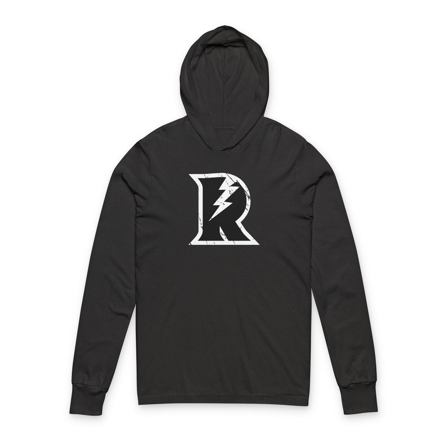 Lightning R Logo Hooded Long Sleeve Tee - Riff Raff Wear Icon