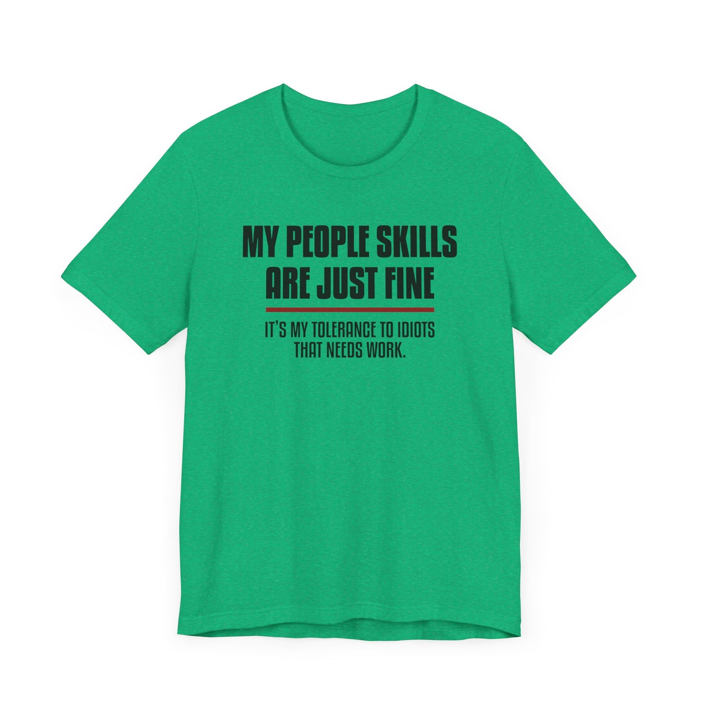 Dad Funny People Skills Unisex Jersey Short Sleeve Tee