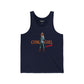 Cowgirl Club Unisex Jersey Tank - Fun Graphic Tee for Western Lovers - Riff Raff Wear