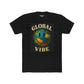Global Vibe Unisex Cotton Crew Tee - Positive Earth Design for Eco Lovers - Riff Raff Wear