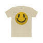 Retro Smiley Face Unisex Cotton Crew Tee - Joyful Vibe T-Shirt - Riff Raff Wear