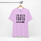 I’m With Torta Arrow Tee - Funny Family/Partner Mexican Food Shirt - Riff Rsff Wear