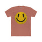 Retro Smiley Face Unisex Cotton Crew Tee - Joyful Vibe T-Shirt - Riff Raff Wear
