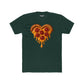 Heart-Shaped Pizza Unisex Cotton Crew Tee - Fun Foodie Apparel - Riff Raff Wear
