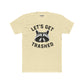 Let's Get Trashed Raccoon Cotton Crew Tee - Fun Unisex T-Shirt for Casual Outings - Riff Raff Wear