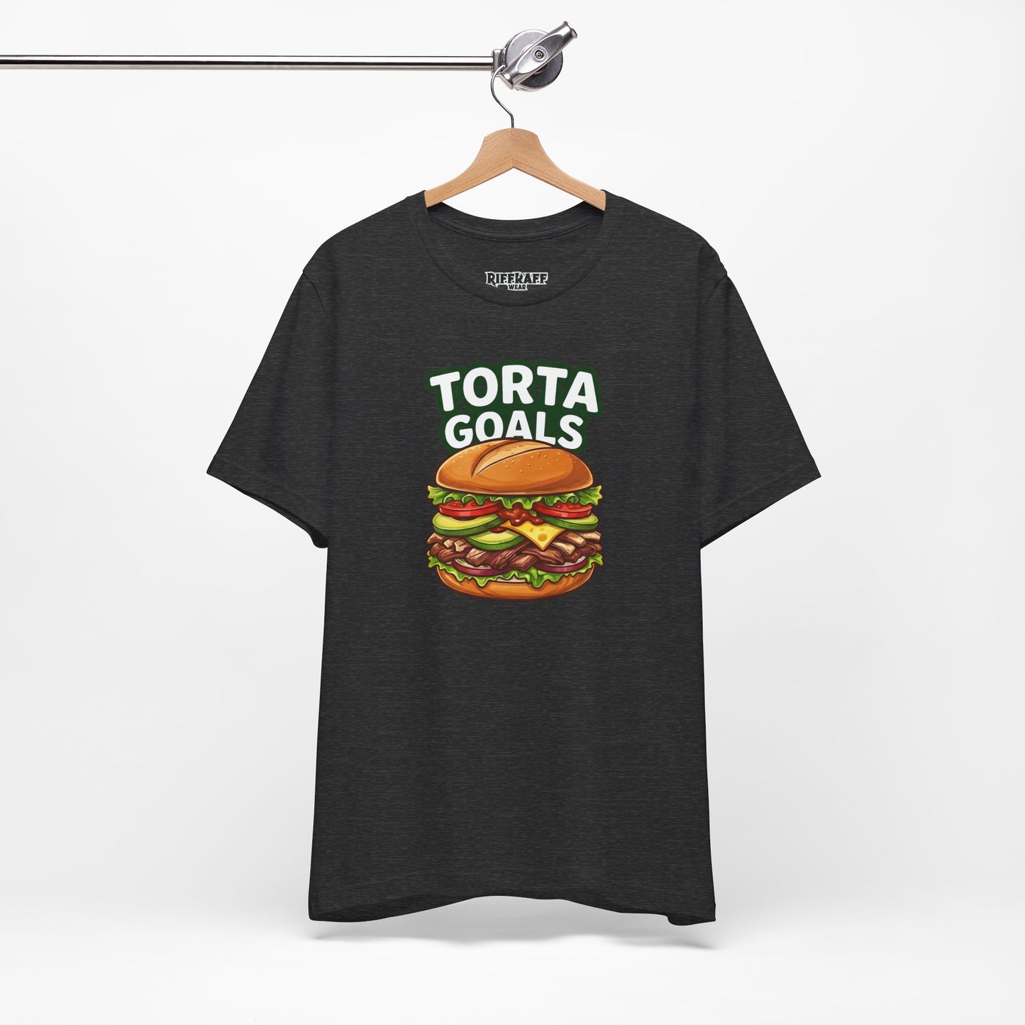T-Shirt - "Torta Goals" Burger Graphic Tee - Riff Raff Wear