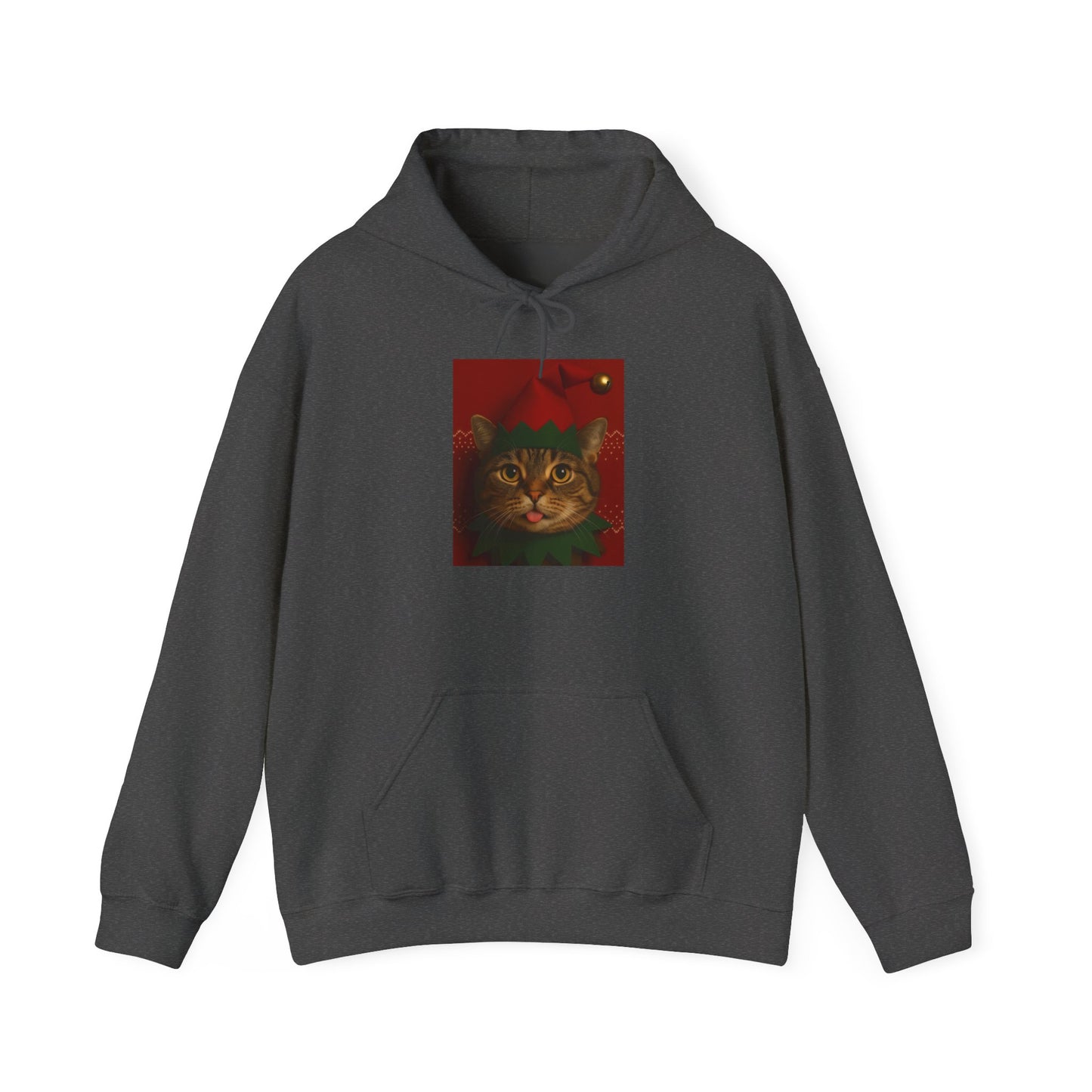 Cat Lover Holiday Hoodie, Cozy Unisex Sweatshirt, Perfect Gift for Cat Enthusiasts, Ideal for Winter Celebrations, Cute Cat Design - Riff Raff Wear