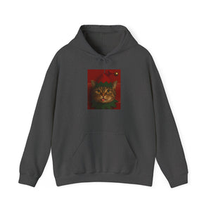 Cat Lover Holiday Hoodie, Cozy Unisex Sweatshirt, Perfect Gift for Cat Enthusiasts, Ideal for Winter Celebrations, Cute Cat Design - Riff Raff Wear