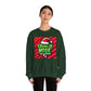 Grinch Mode Crewneck Sweatshirt, Christmas Attire, Holiday Sweatshirt, Festive Gift, Cozy Winter Wear, Funny Christmas Sweater - Riff Raff Wear