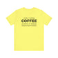 Dad Funny Coffee Unisex Jersey Short Sleeve Tee