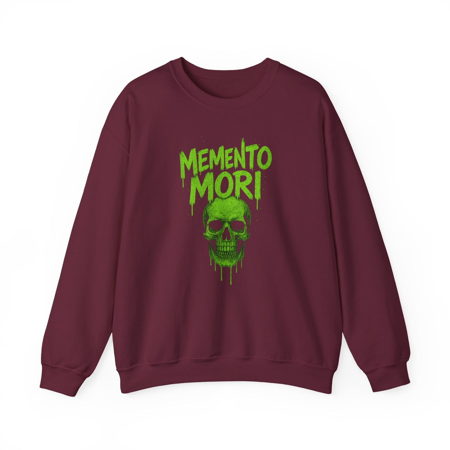 Memento Mori Sweatshirt, Goth Clothing, Dark Academia Style, Halloween Fashion, Grunge Streetwear, Unisex Crewneck - Riff Raff Wear