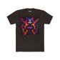 Futuristic Cat Warrior Unisex Cotton Crew Tee - Colorful for Animal Lovers - Riff Raff Wear