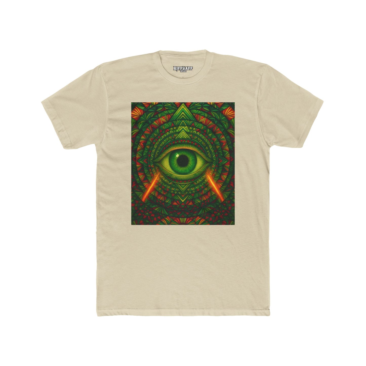 Psychedelic Eye Unisex Cotton Crew Tee - Riff Raff Wear