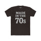 Vintage 70s Unisex Cotton Crew Tee - Retro Made in the 70s T-Shirt - Riff Raff Wear